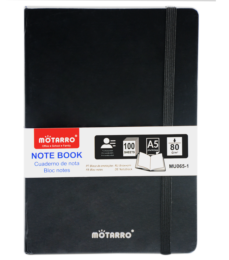 MOTARRO NOTEBOOK 100SHT A5 80GSM MU065-1