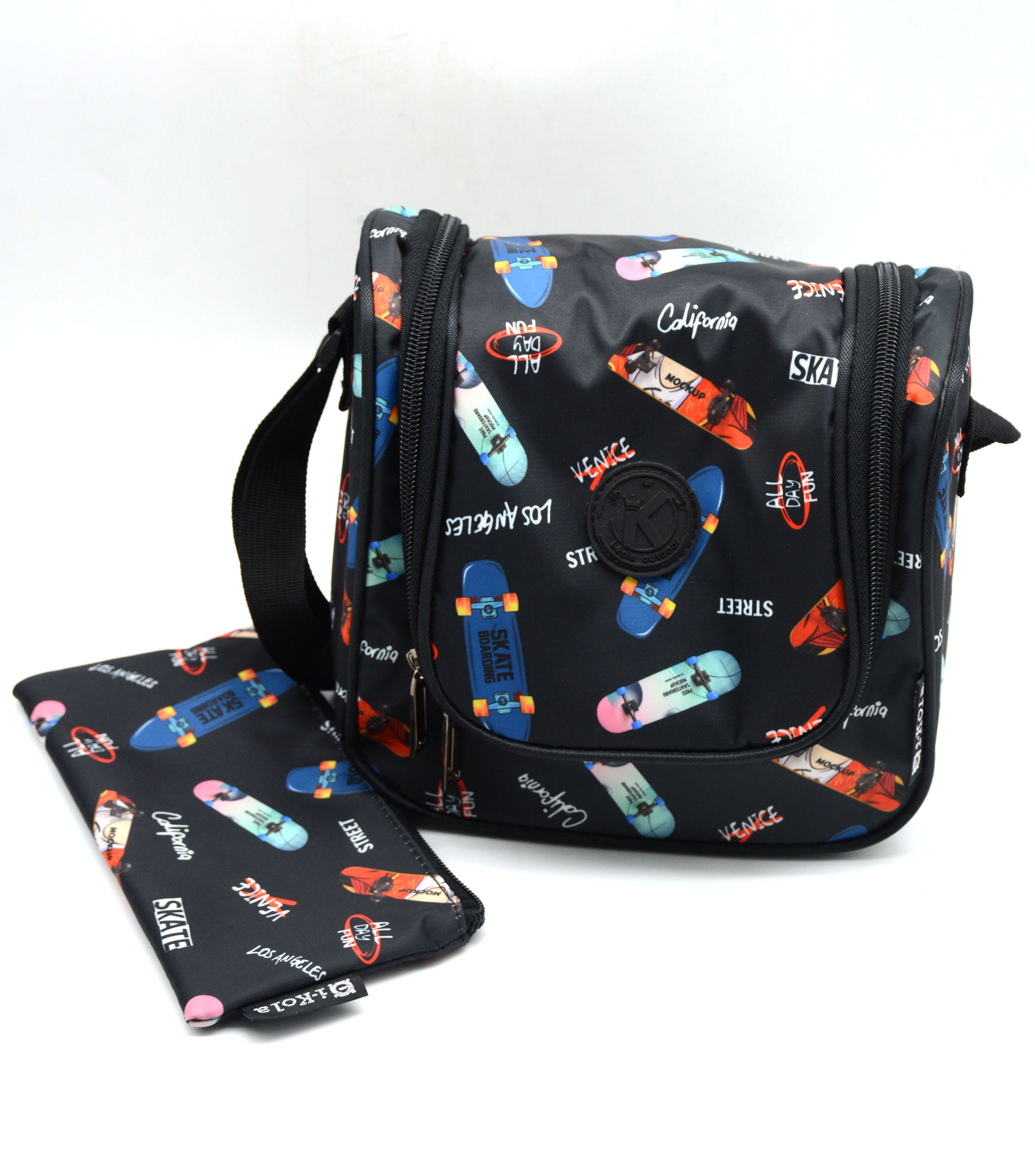 I-KOLA TROLLEY BAG W/3COMP 19"+LUCNH BAG+PENCIL CASE SET-B770