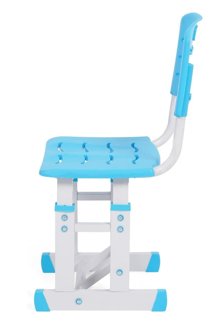 CHILDRENS STUDY TABLE AND CHAIR 40X60CM-BLUE