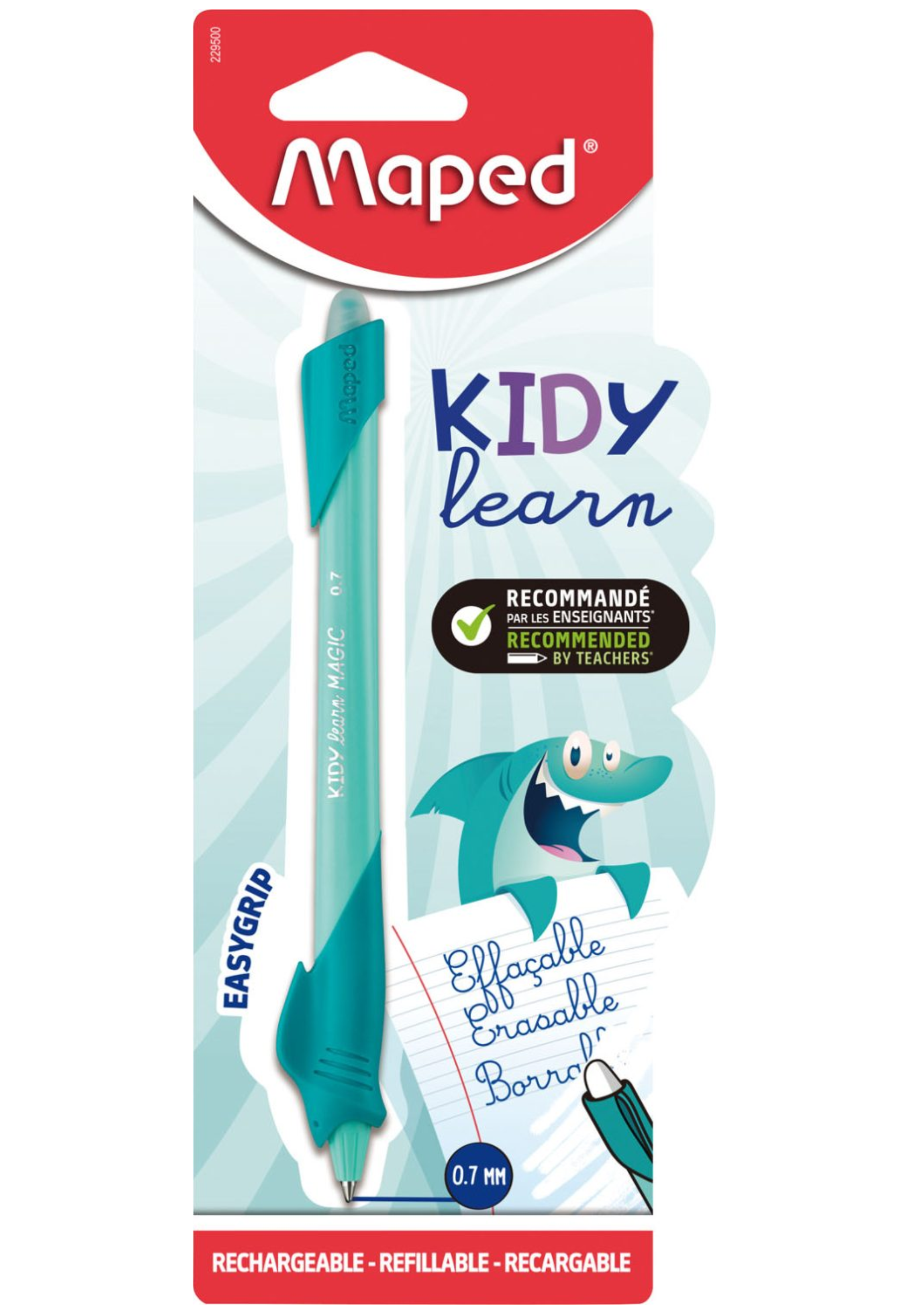ERASABLE PEN KIDY LEARN SHARK