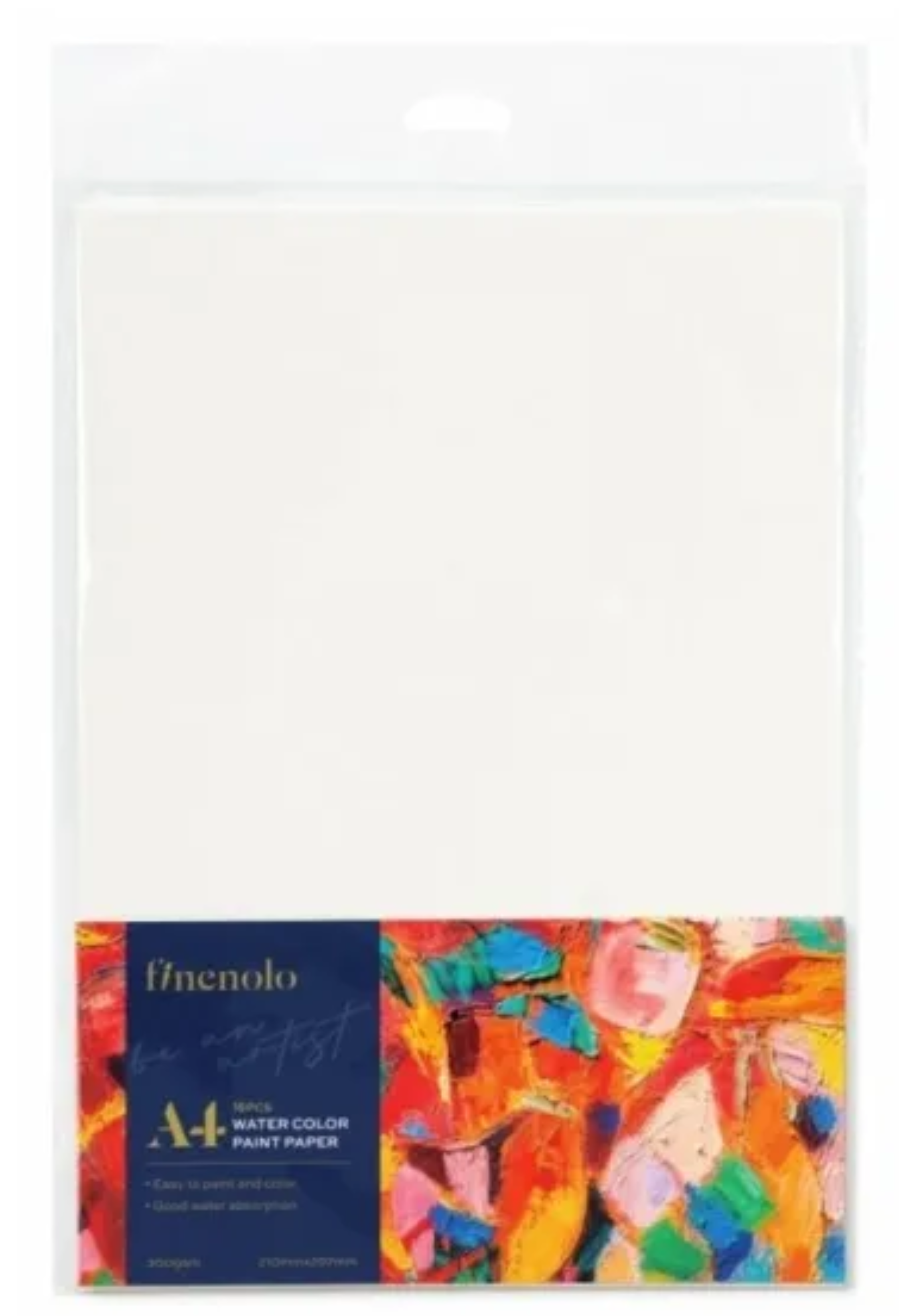 FINENOLO WATERCOLOR PAPER 300GSM 16SHT/PKT A4 WHITE