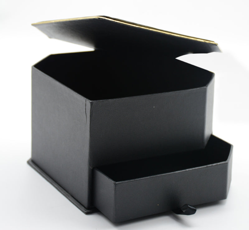 DIAMOND BOX WITH DRAWER ASSTD