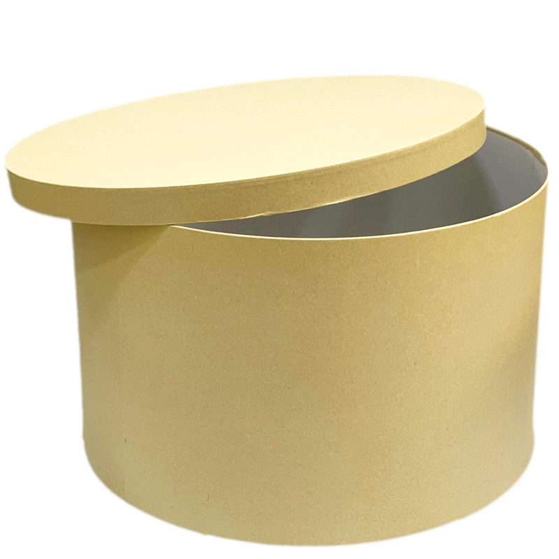 ROUND PAPER GIFT BOX PLAIN DESIGN ASSTD-2