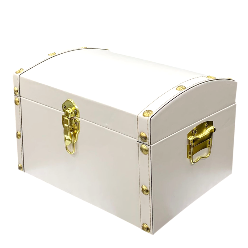 RECTANGLE WOODEN TRUNK PLAIN GIFT BOX FHA513-1SMALL