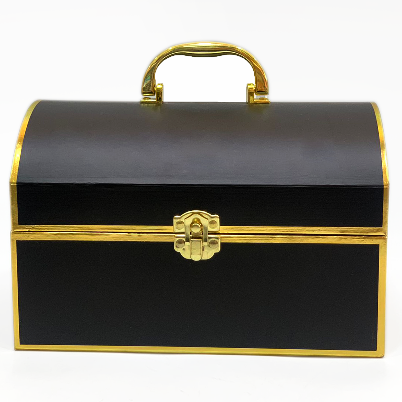 PAPER TREASURE CHEST GIFT BOX BLACK MK586-3LARGE
