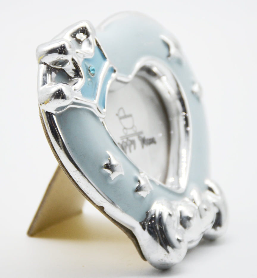 CERAMIC BABY PHOTO FRAME-HEART