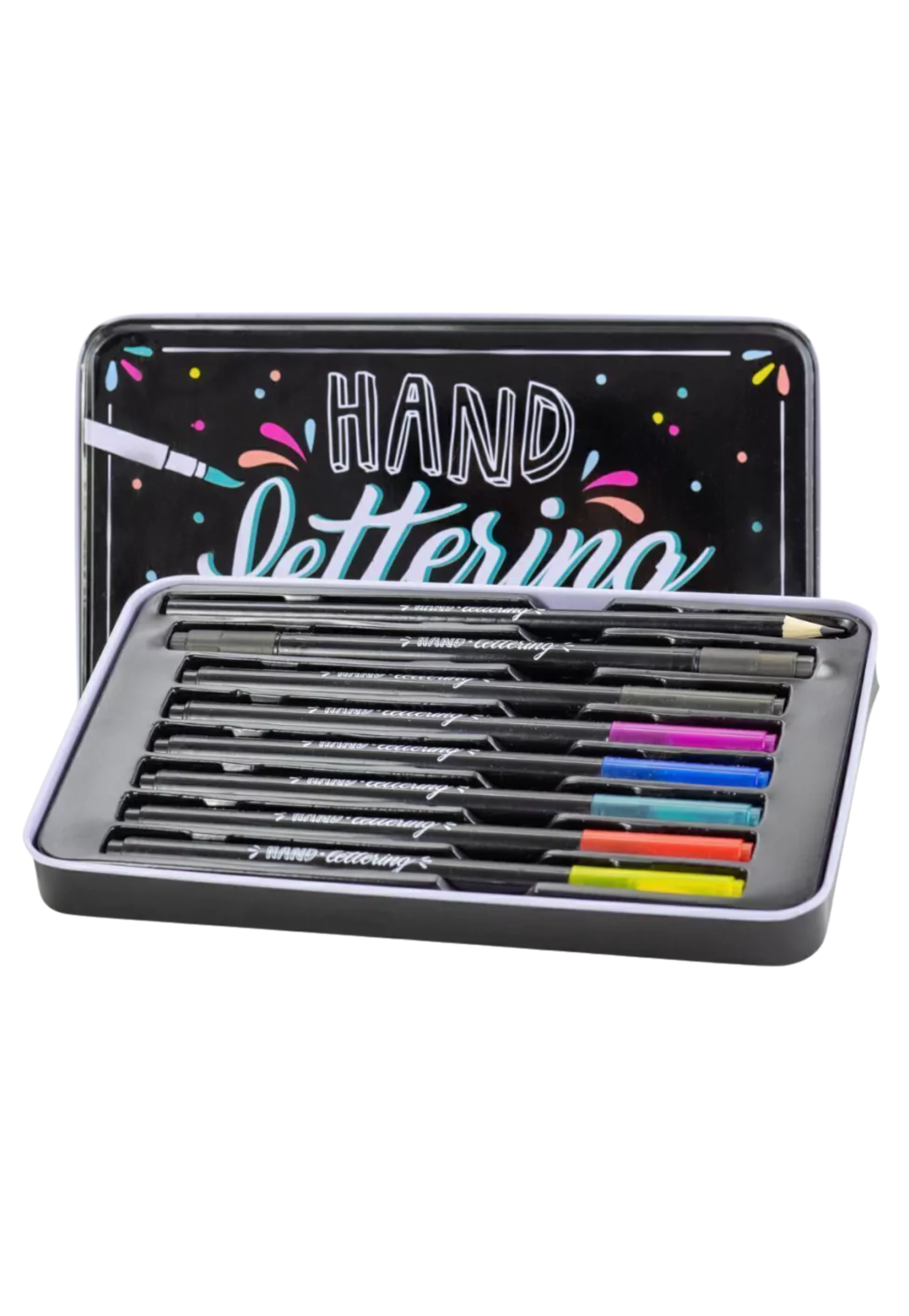 HAND LETTERING DRAWING SET-6XBP+1TM+1HB PENCIL
