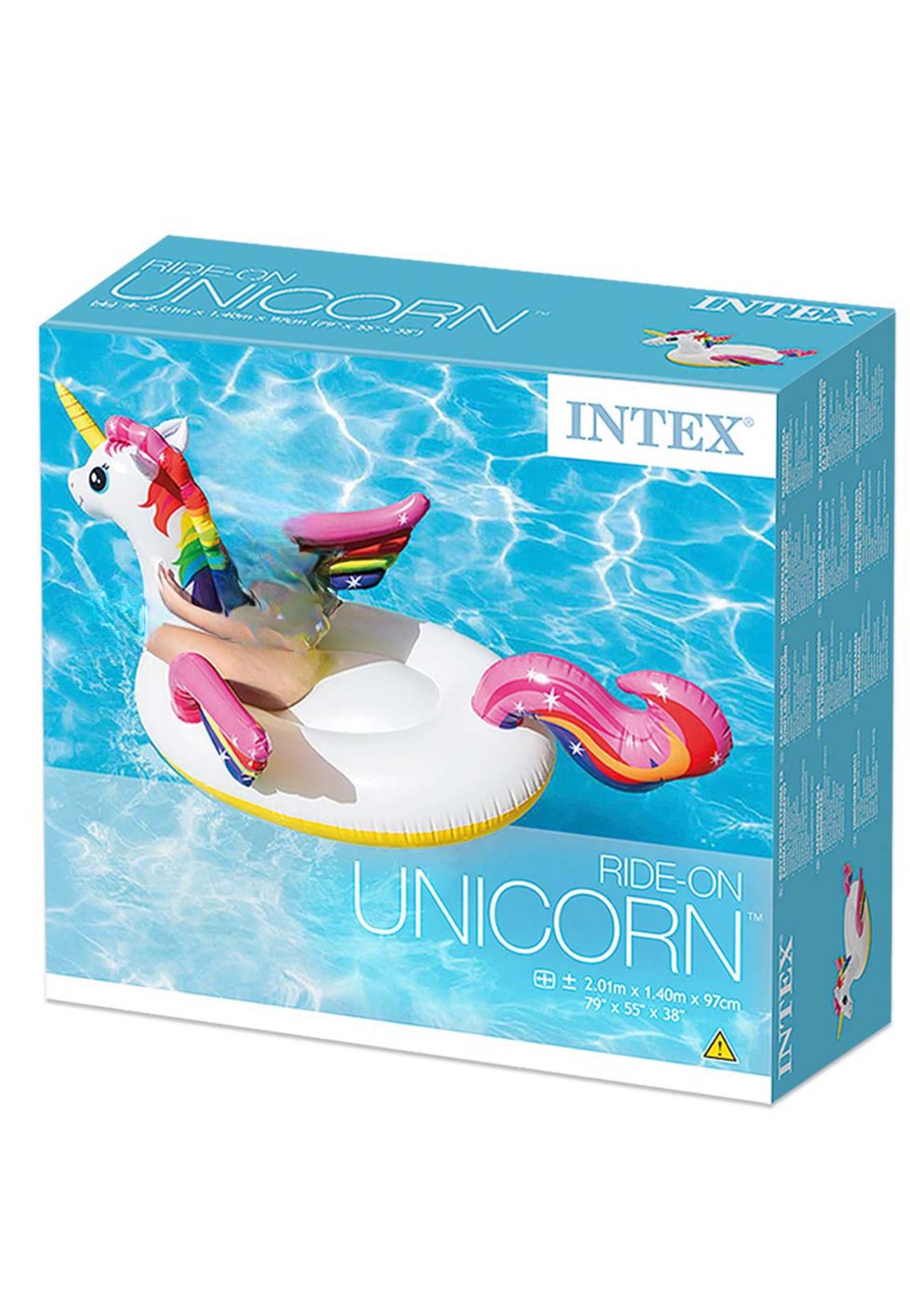 INTEX UNICORN RIDEON 89"X68"