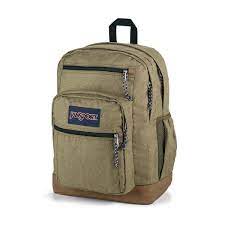 JANSPORT COOL STUDENT BACKPACK 18"-ARMY GREEN LETTERMAN