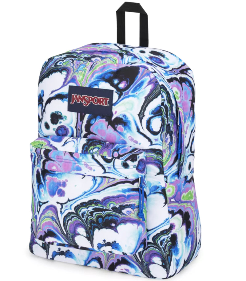 JANSPORT SUPRBREAK BACKPACK 26L- MARBLE MOOD BLUE LOLITE