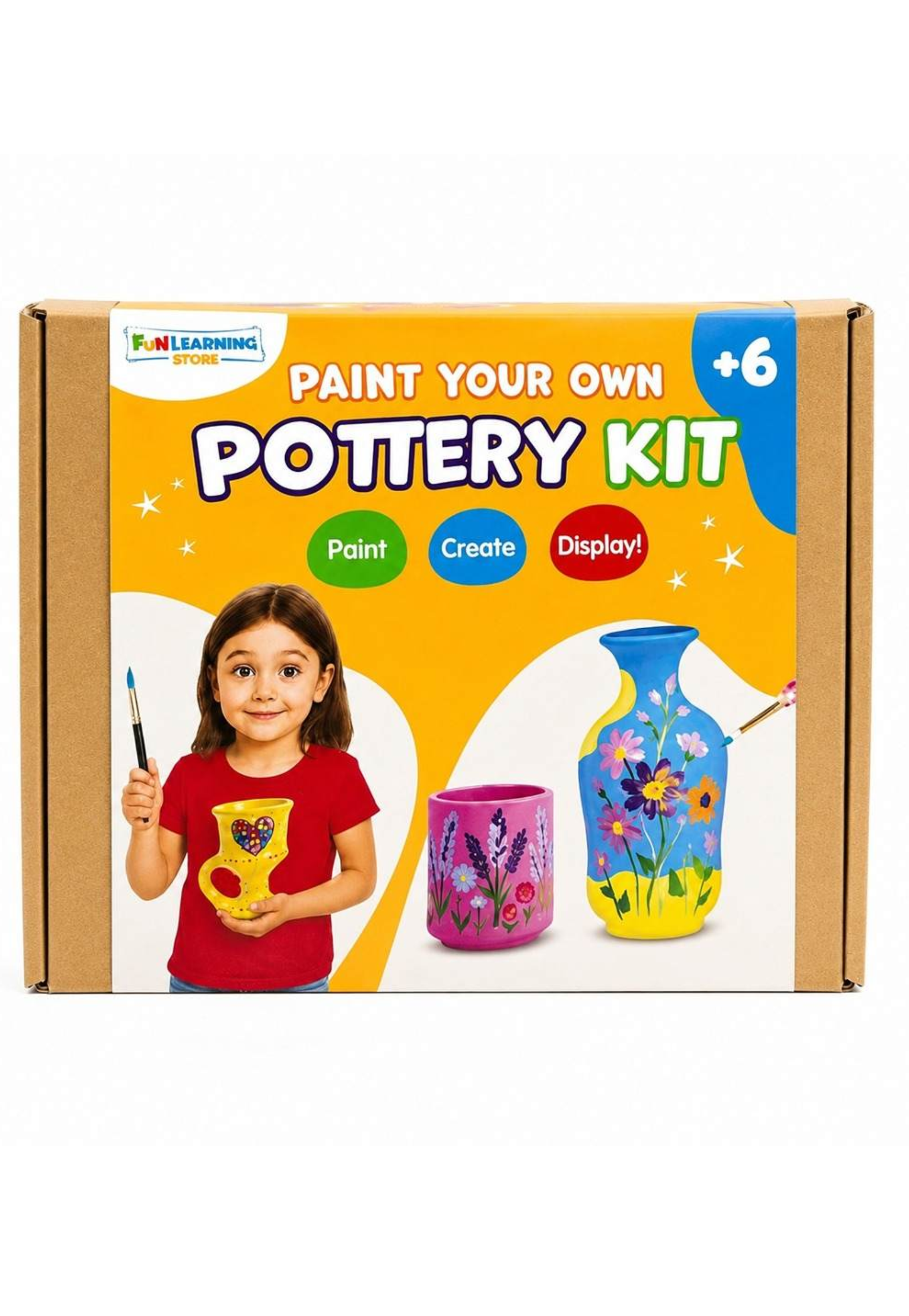 KIDS POTTERY KIT-PAINT YOUR OWN