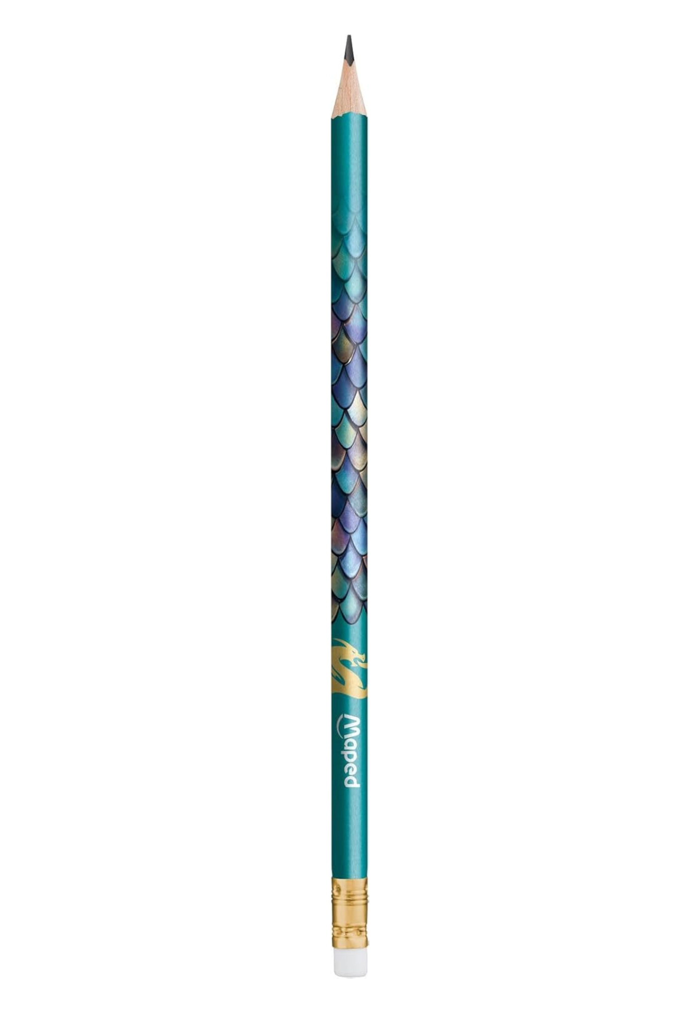 MAPED BLACKPEPS DRAGON HB PENCIL W/ERASER 12PCS/PKT