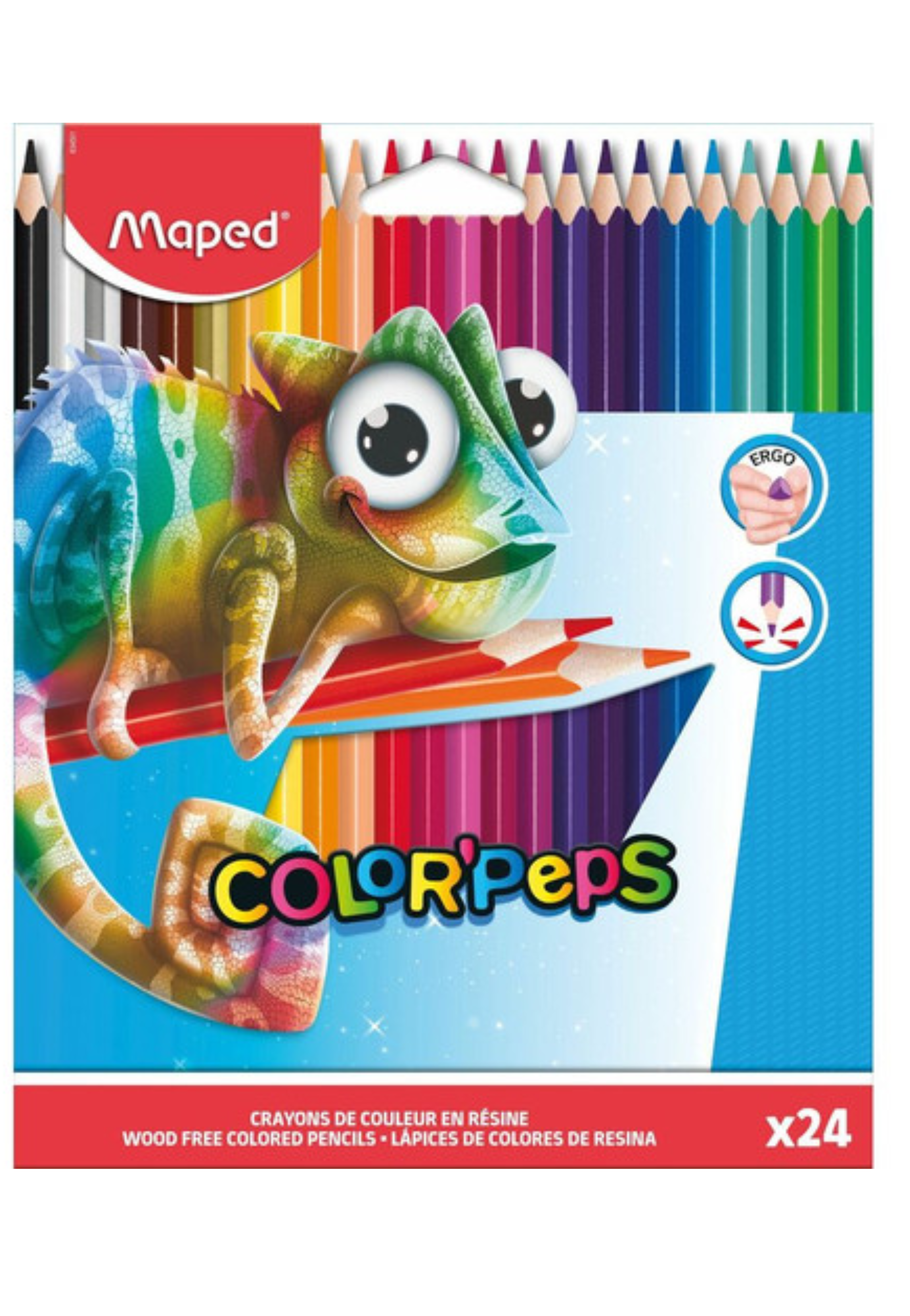 MAPED COLOR PEPS 24COL PENCILS-834501