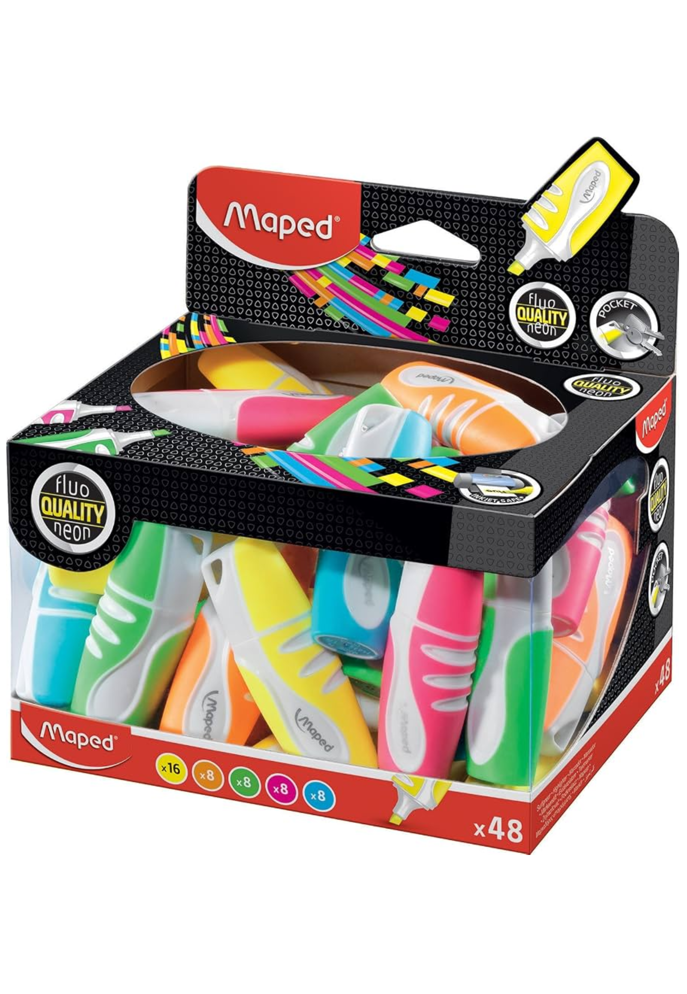 MAPED FLUOPEPS POCKET HIGHLIGHTER ORANGE