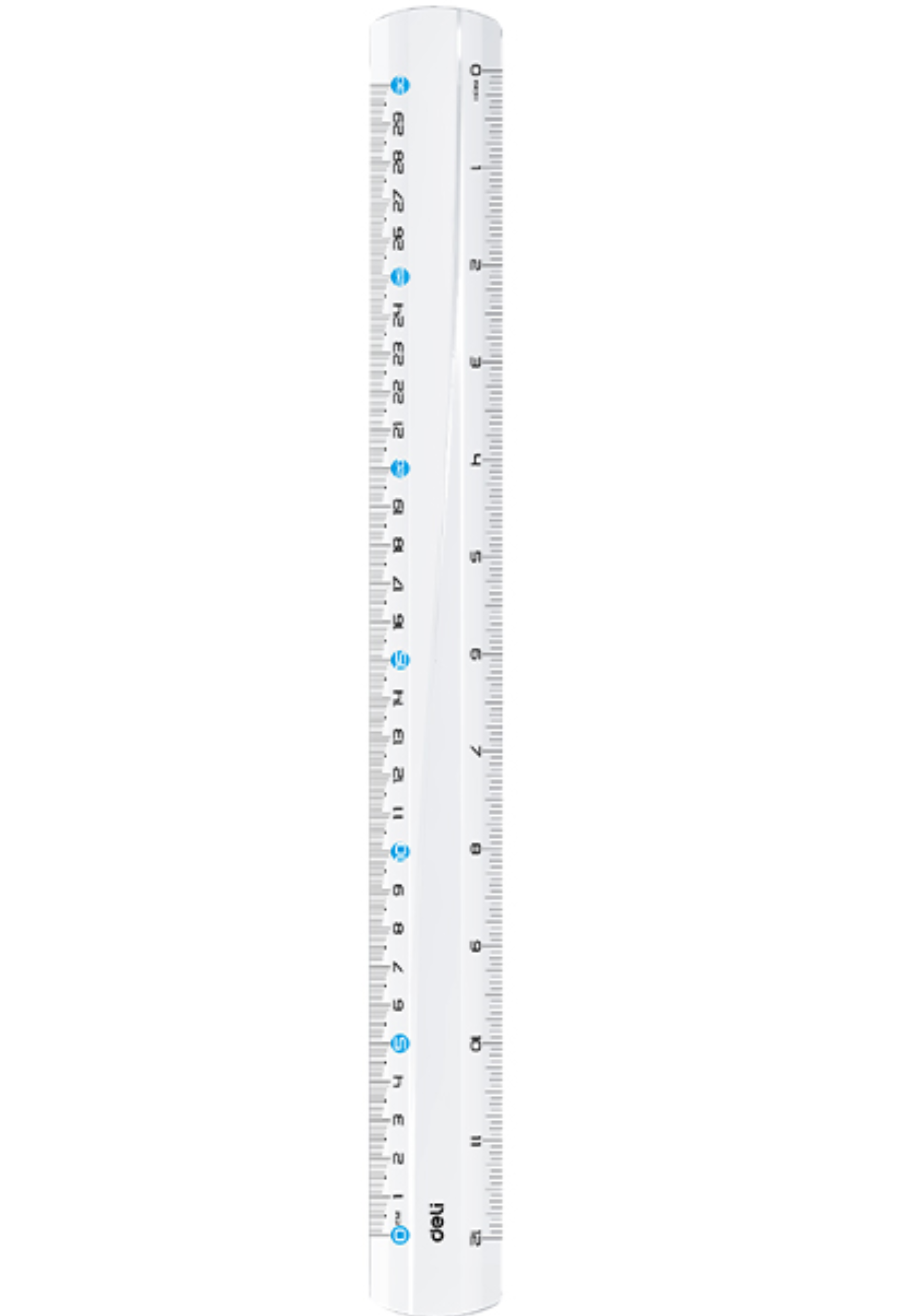 مسطرة بلاستيكية شفافة PS RULER EASY GRAB 30CM TRANSPARENT