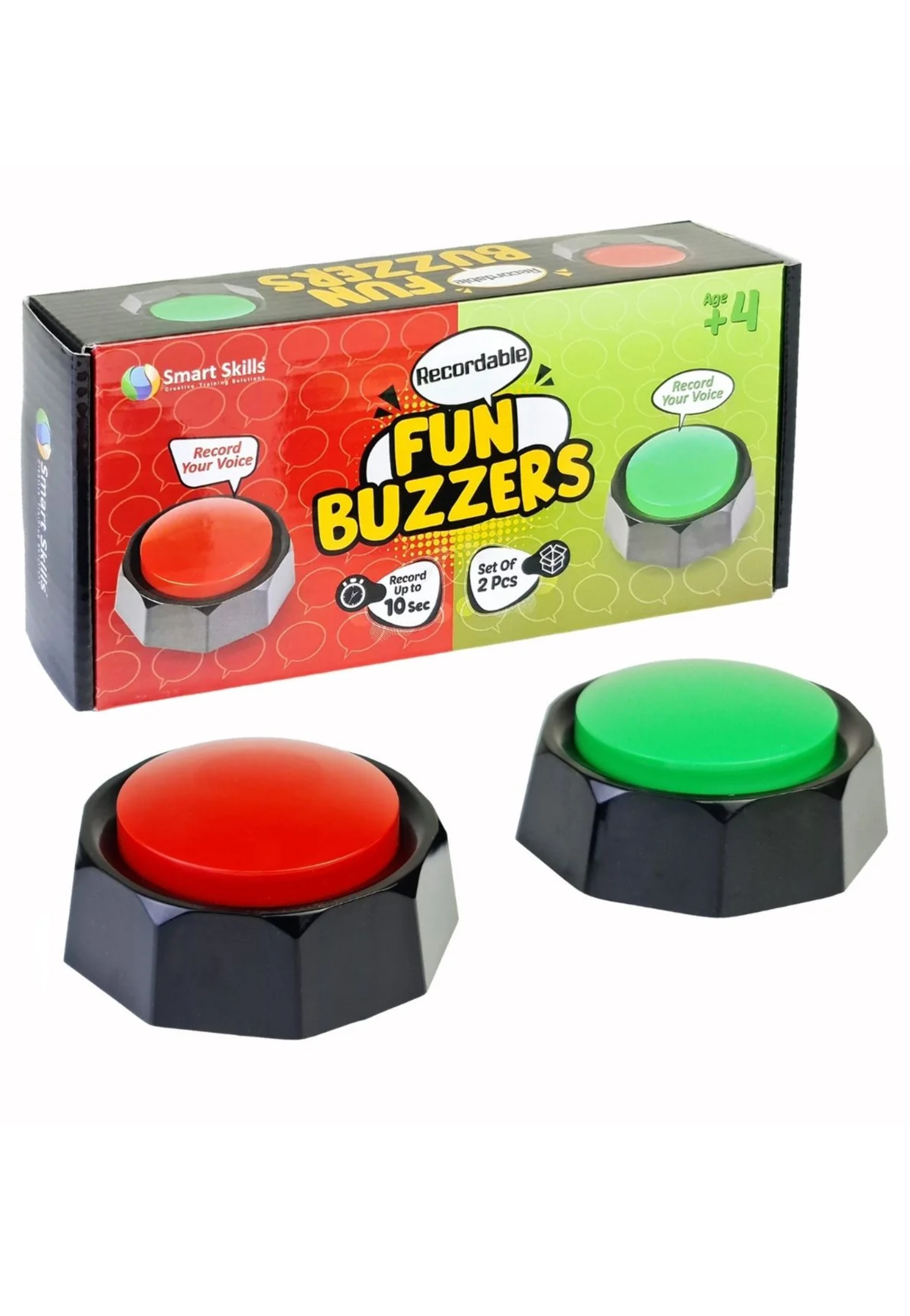 RECORDABLE FUN BUZZERS 2PCS SET
