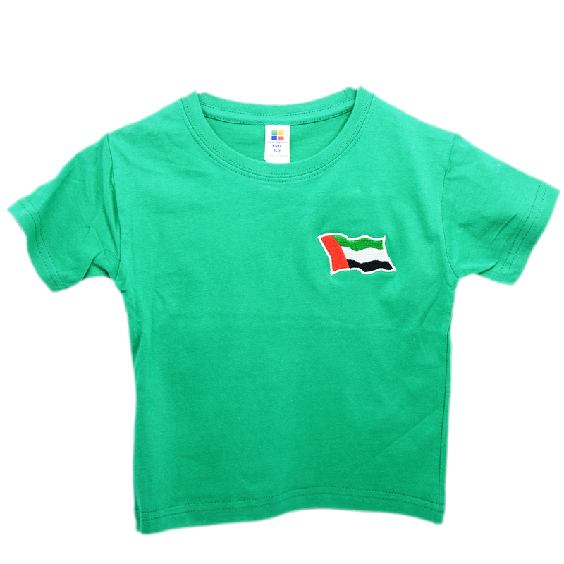 UAE NEW LOGO/FLAG ROUND NECK T-SHIRT ASSTD