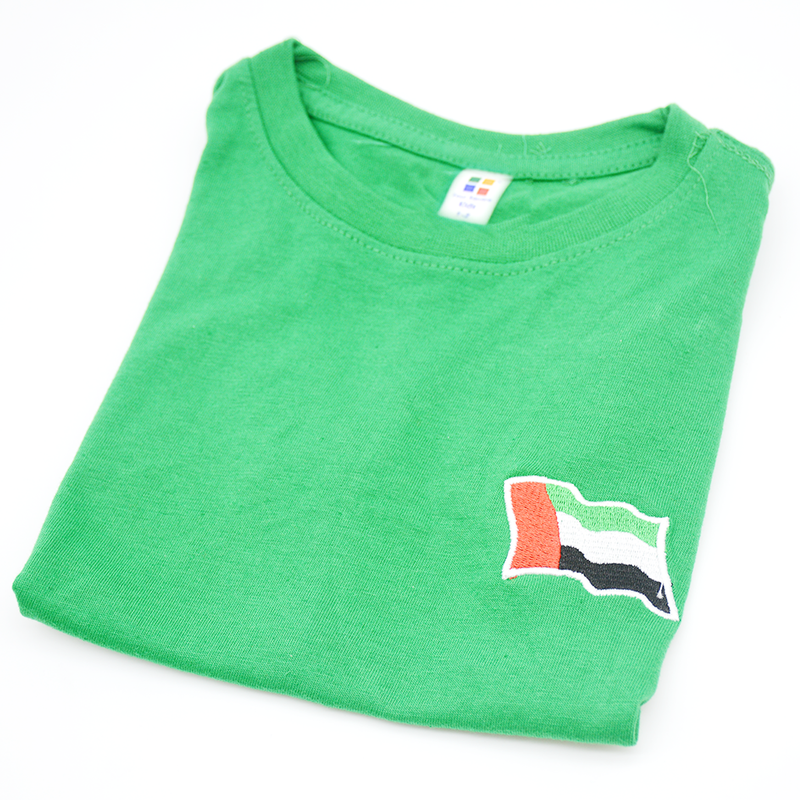 UAE NEW LOGO/FLAG ROUND NECK T-SHIRT ASSTD