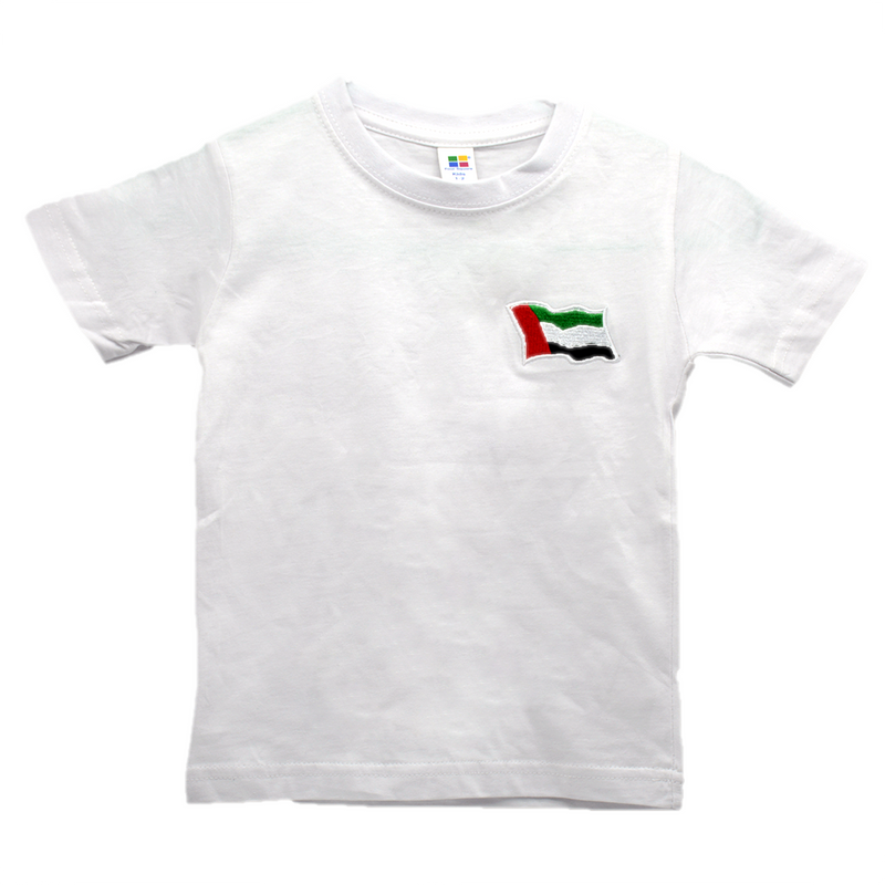 UAE NEW LOGO/FLAG ROUND NECK T-SHIRT ASSTD