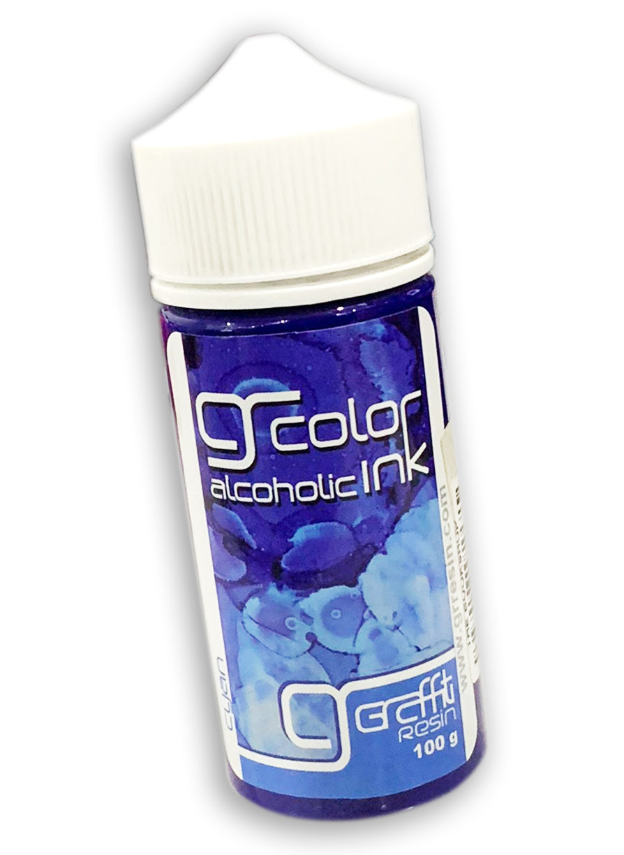 GRAFFITI RESIN COLOR ALCOHOLIC INK 100G-CYAN