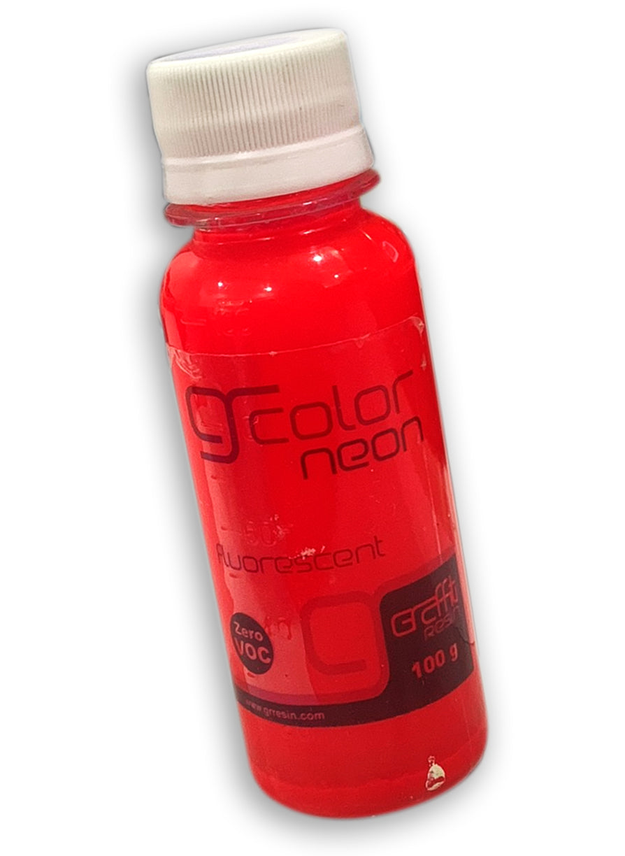GRAFFITI RESIN NEON FLUORESCENT COLOR 100G-FLUORESENT ROSE