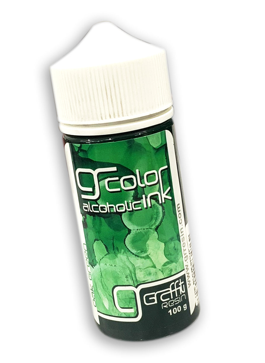 GRAFFITI RESIN COLOR ALCOHOLIC INK 100G-DARK GREEN