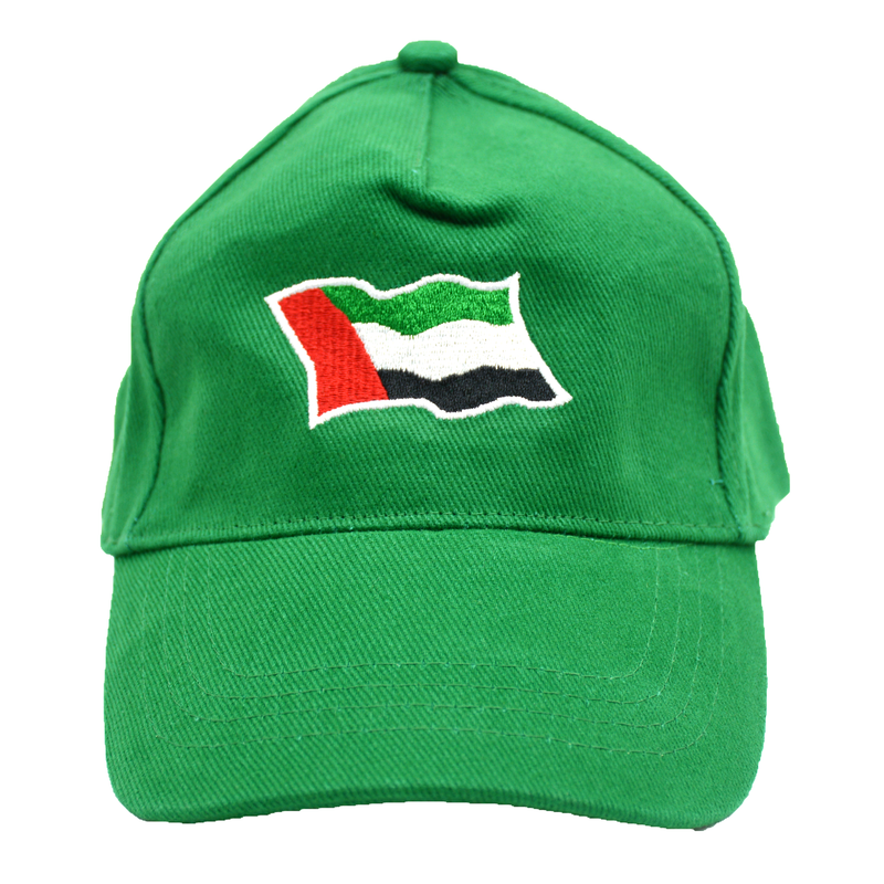 UAE COL COTTON CAP W/EMB.FLAG DESGN