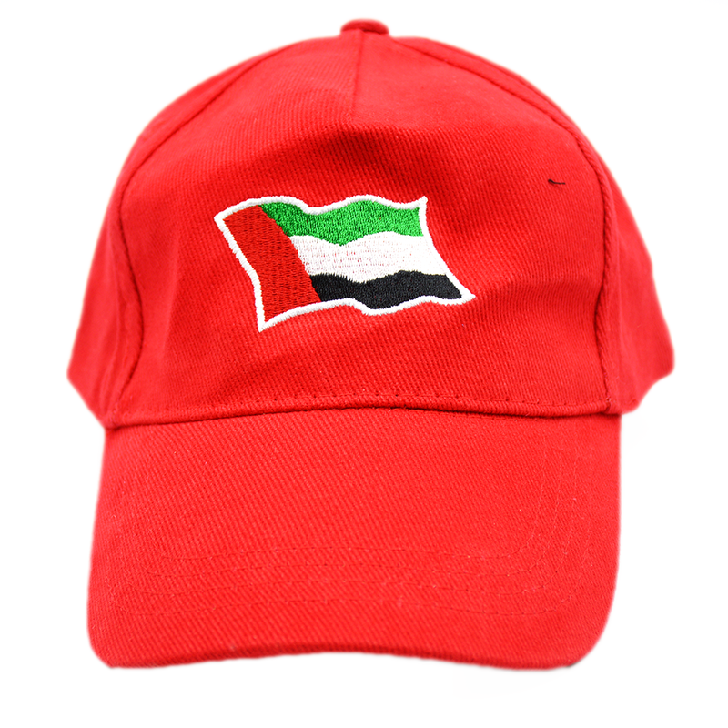 UAE COL COTTON CAP W/EMB.FLAG DESGN