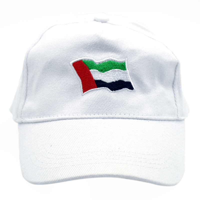 UAE COL COTTON CAP W/EMB.FLAG DESGN