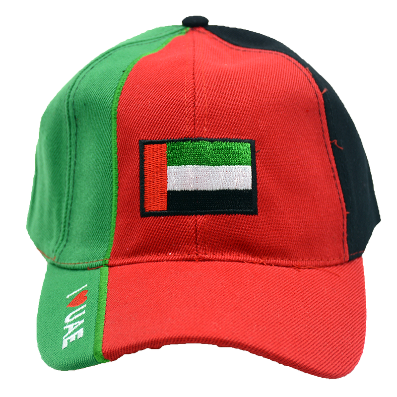 UAE FLAG CAP W/ I HEART UAE EMBROIDERY