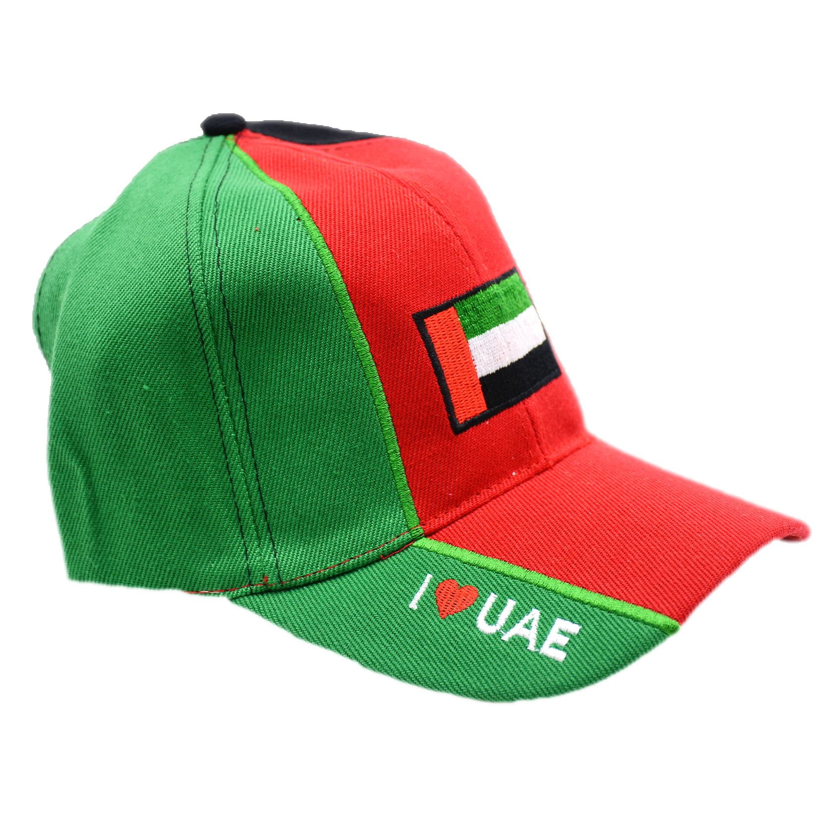 UAE FLAG CAP W/ I HEART UAE EMBROIDERY