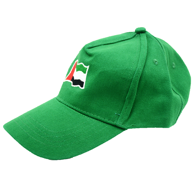 UAE COL COTTON CAP W/EMB.FLAG DESGN