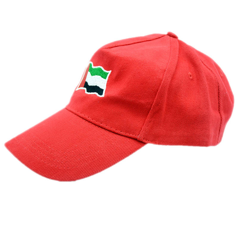 UAE COL COTTON CAP W/EMB.FLAG DESGN