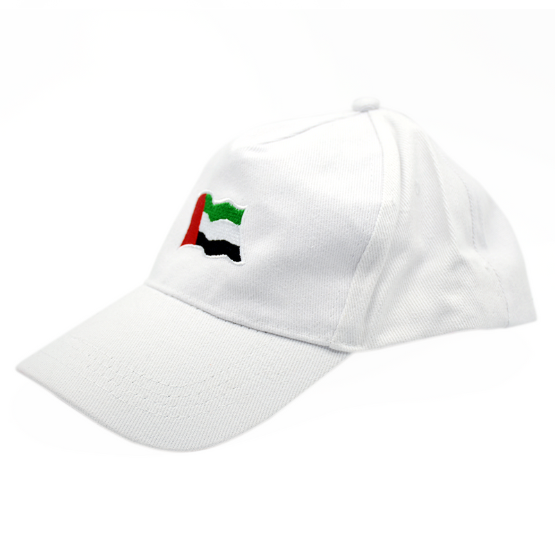 UAE COL COTTON CAP W/EMB.FLAG DESGN