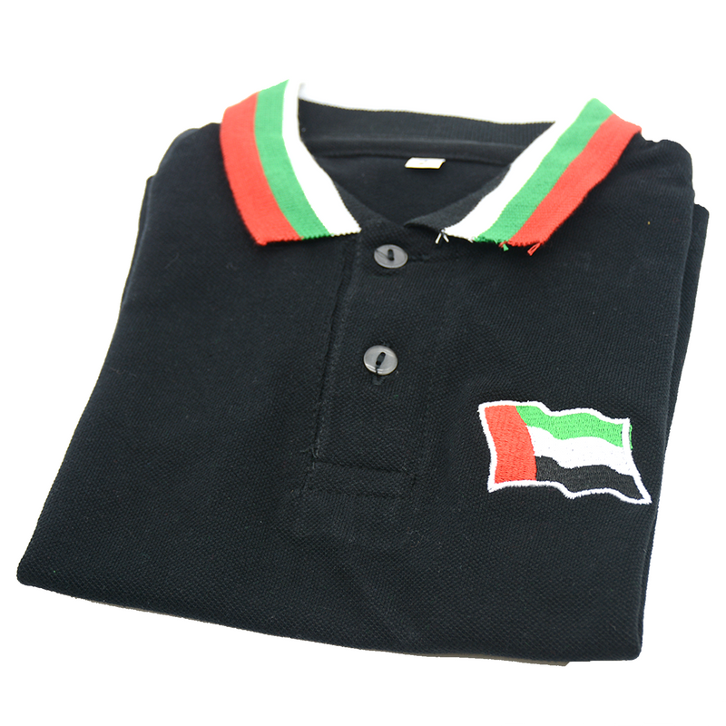 POLO SHIRT W/ UAE COL COLLAR ASSTD