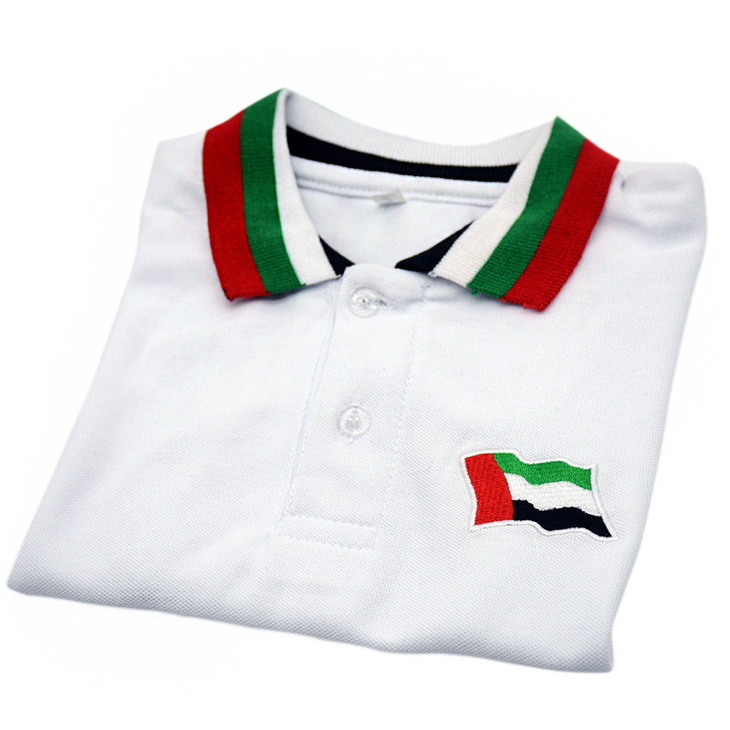 POLO SHIRT W/ UAE COL COLLAR ASSTD