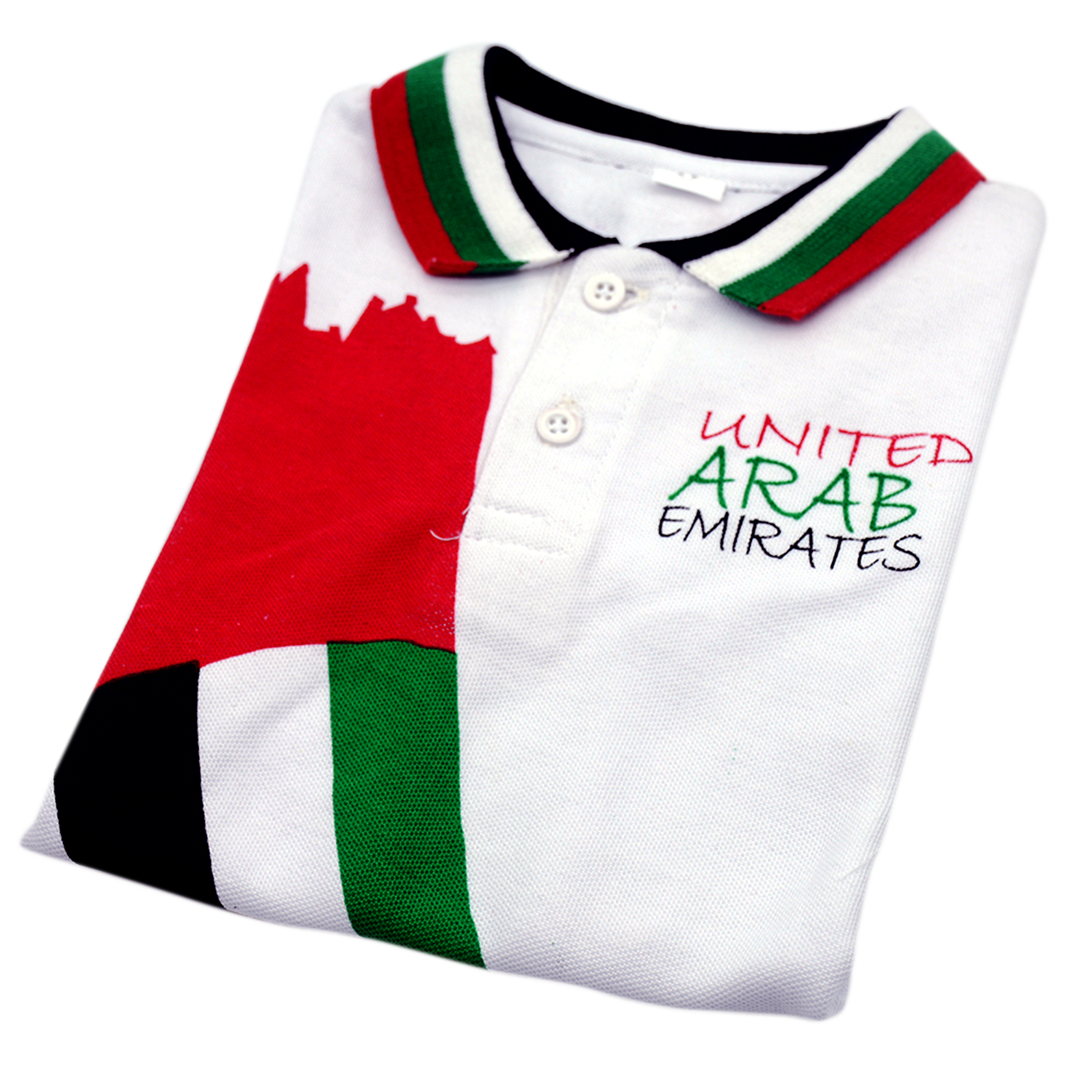 UAE NATIONAL DAY POLO SHIRT W/ SHK. ZAYED & LIVE UNITED ASSTD