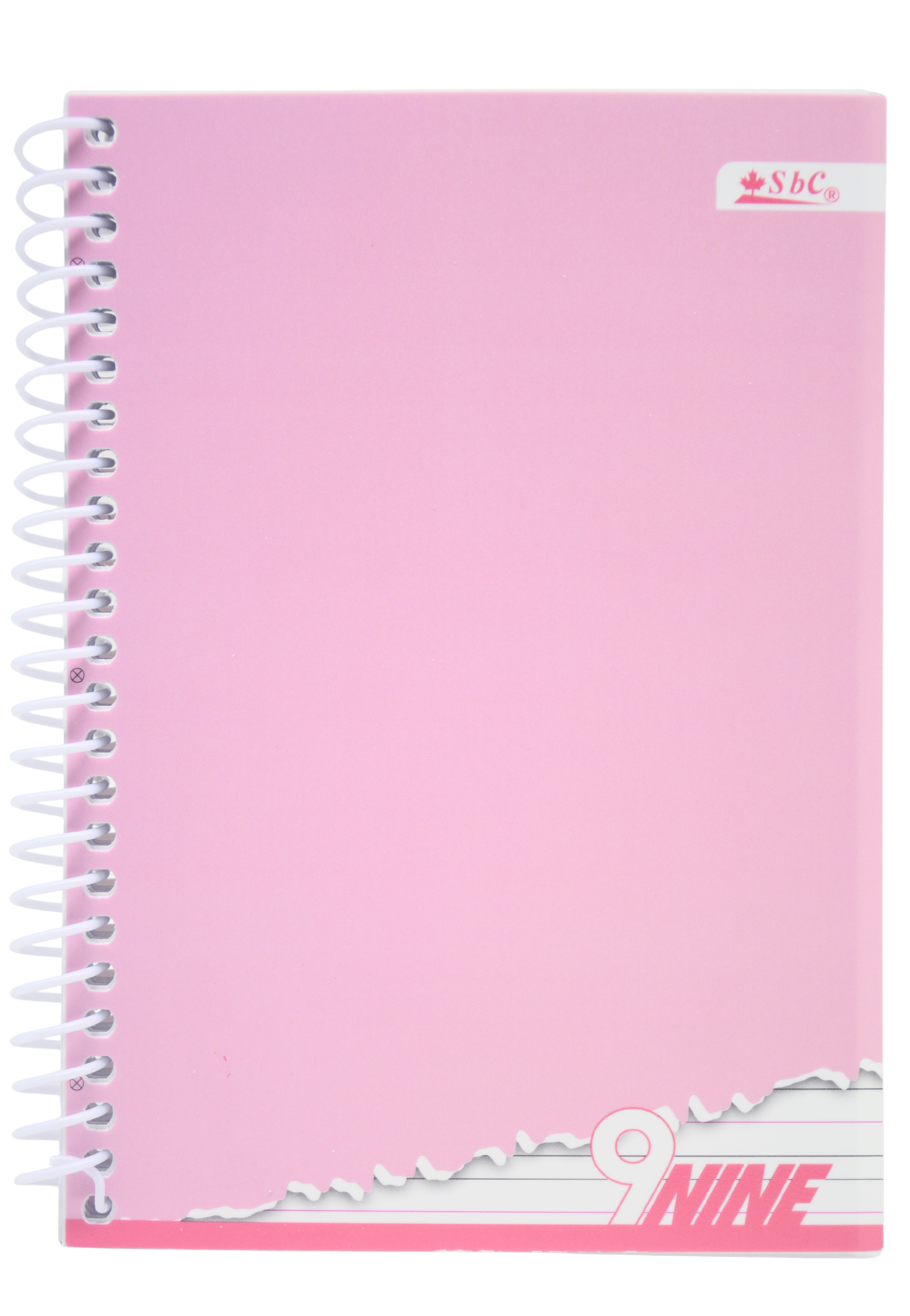 SBC S/C NOTEBOOK 4LINE W/SPIRAL 100SHT EN A5 PASTEL