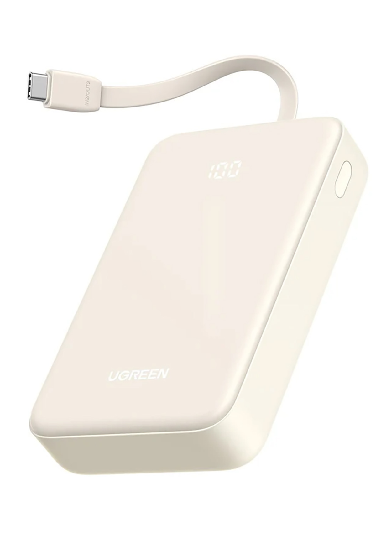 UGREEN POWERBANK 20000MAH PD 20W W/USB-C WHITE