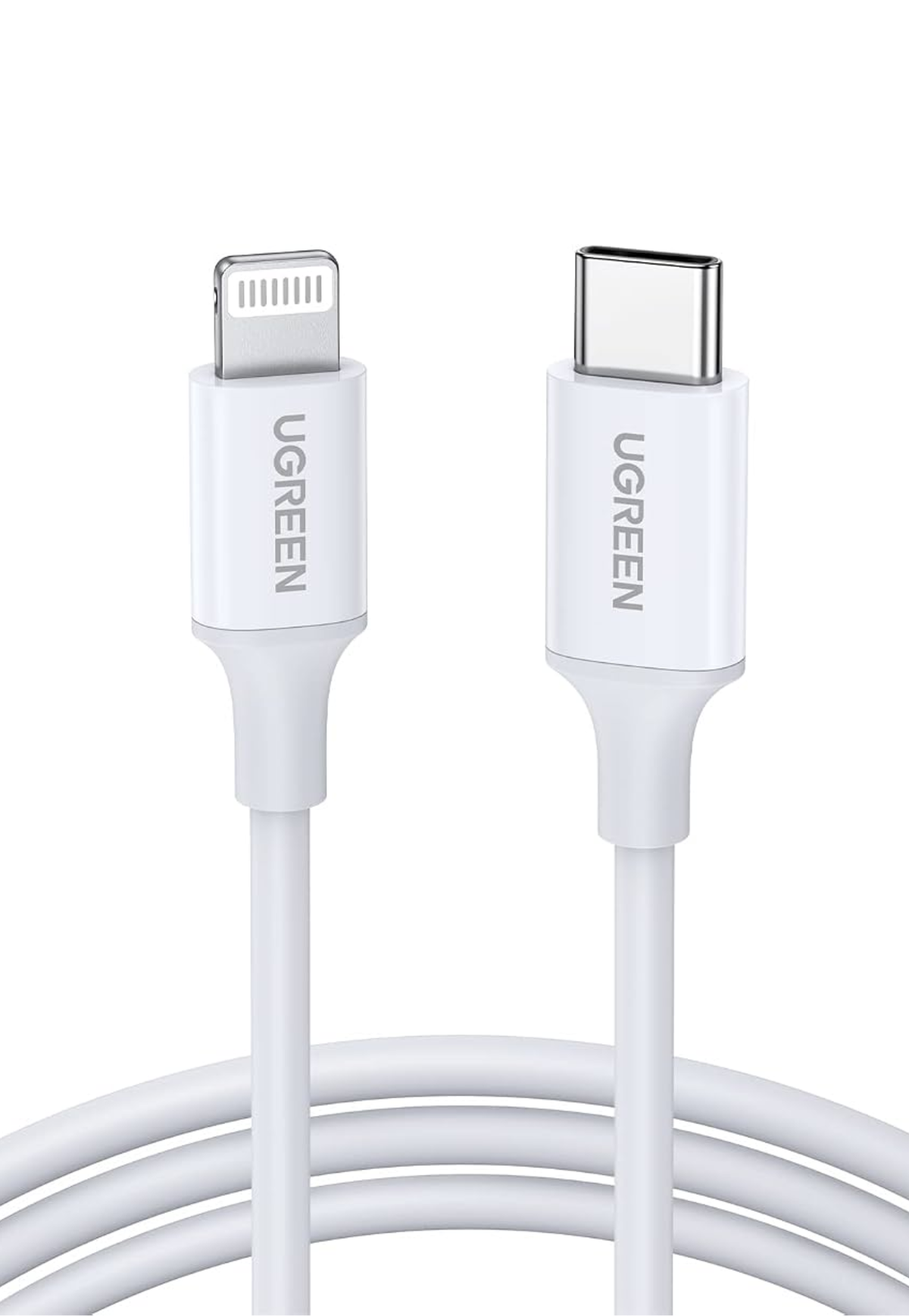 UGREEN USB-C TO LIGHTNING CABLE 2M BLACK OR WHITE