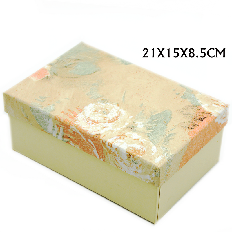 RECTANGLE PAPER GIFT BOX W/DESIGN SYC403/SYC405-2  |  21x15x8.5cm