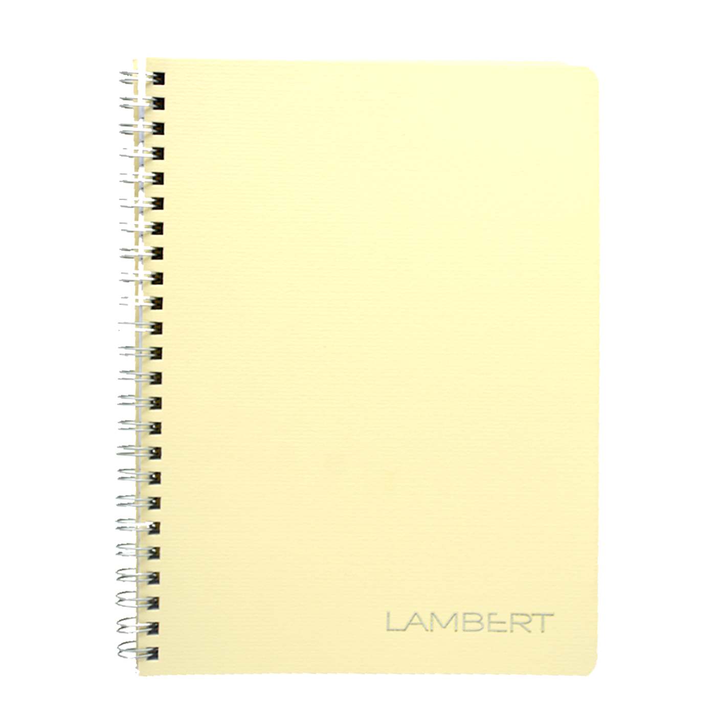 LAMBERT WIRE-O CARD COVER LINE EXERCISE NOTE BOOK A5 80SHT- AVORIO