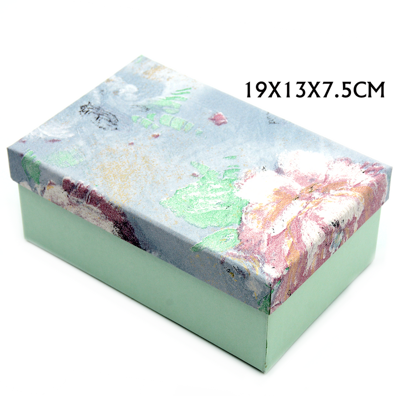 RECTANGLE PAPER GIFT BOX W/DESIGN SYC403/SYC405-1SMALL | 19x13x7.5cm