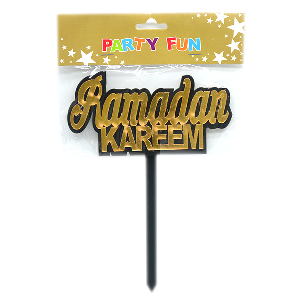 RAMADAN KAREEM WOOD STICK 16CM -ENGLISH