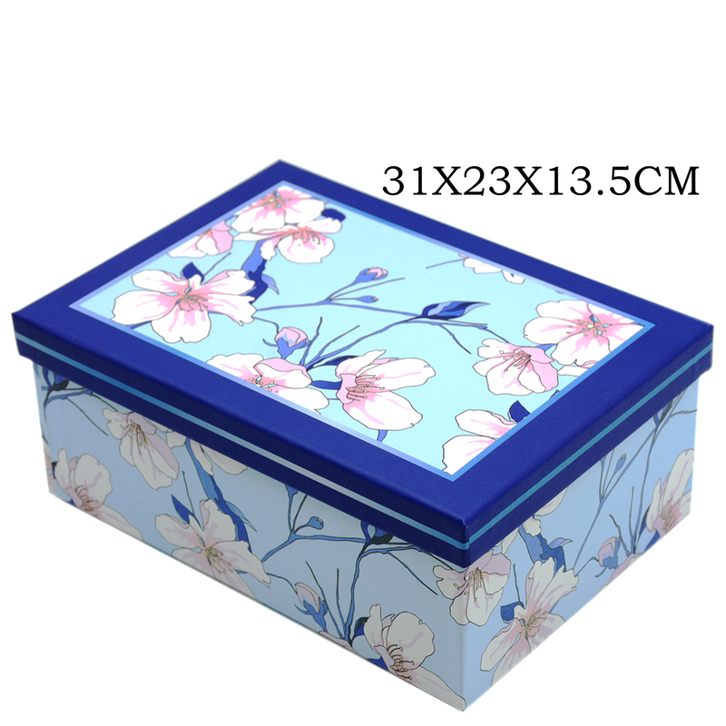 RECTANGLE PAPER GIFT BOX W/DESIGN SYC403/SYC405-7 | 31x23x13.5cm