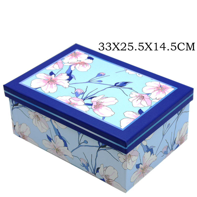 RECTANGLE PAPER GIFT BOX W/DESIGN SYC403/SYC405-8 | 33x25.5x14.5cm