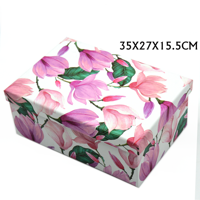 RECTANGLE PAPER GIFT BOX ASSTD -9 | 35x27x15.5cm