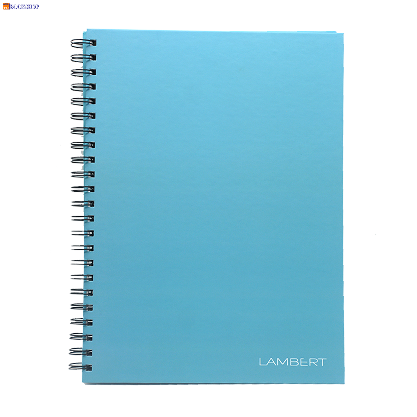 LAMBERT WIRE-O HARD COVER NOTEBOOK SINGLE LINE A4 100SHT NORDIC BHIE