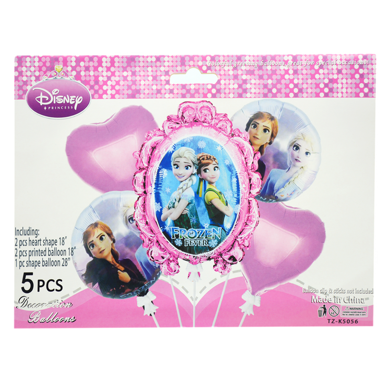 HELIUM BALLOON 5PCS PKT FROZEN FEVER