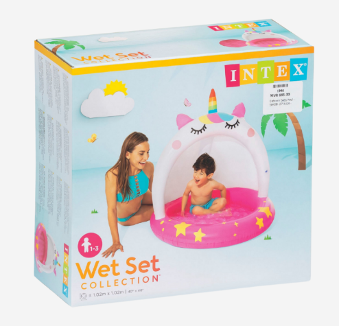 INTEX CATICORN BABY POOL 1.02MX1.02M